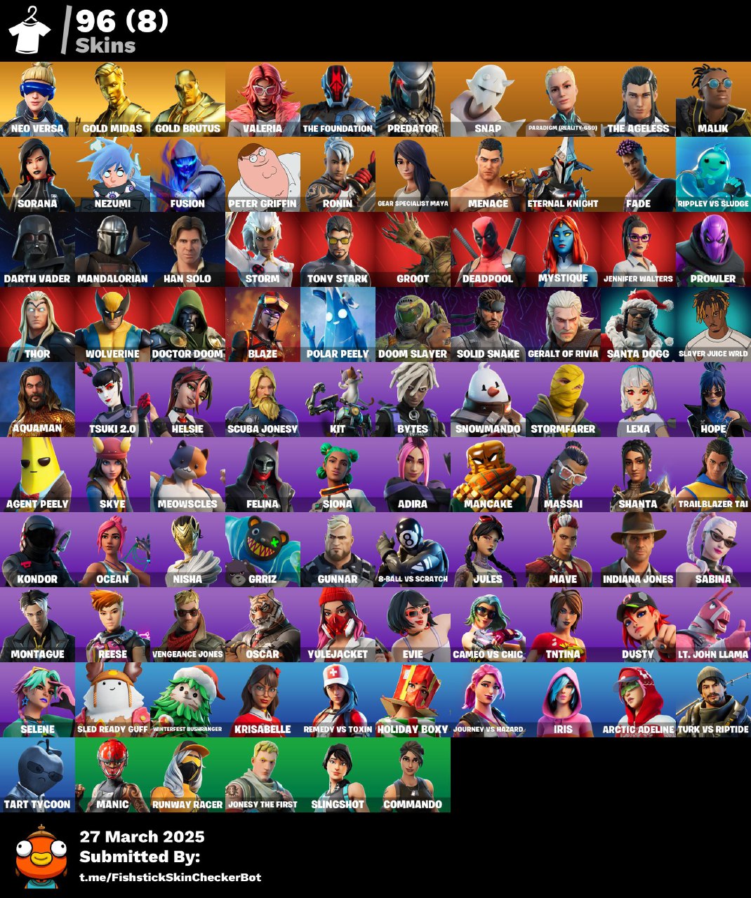 Stacked Fortnite Account with 50+ Skins