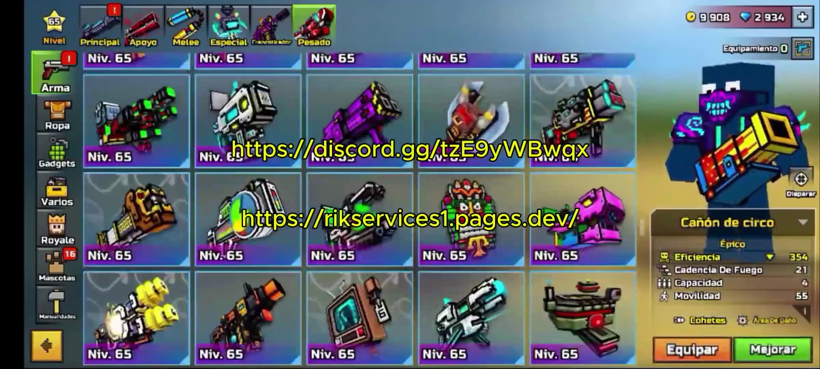 Pixel Gun 3D Gameplay Mod Menu