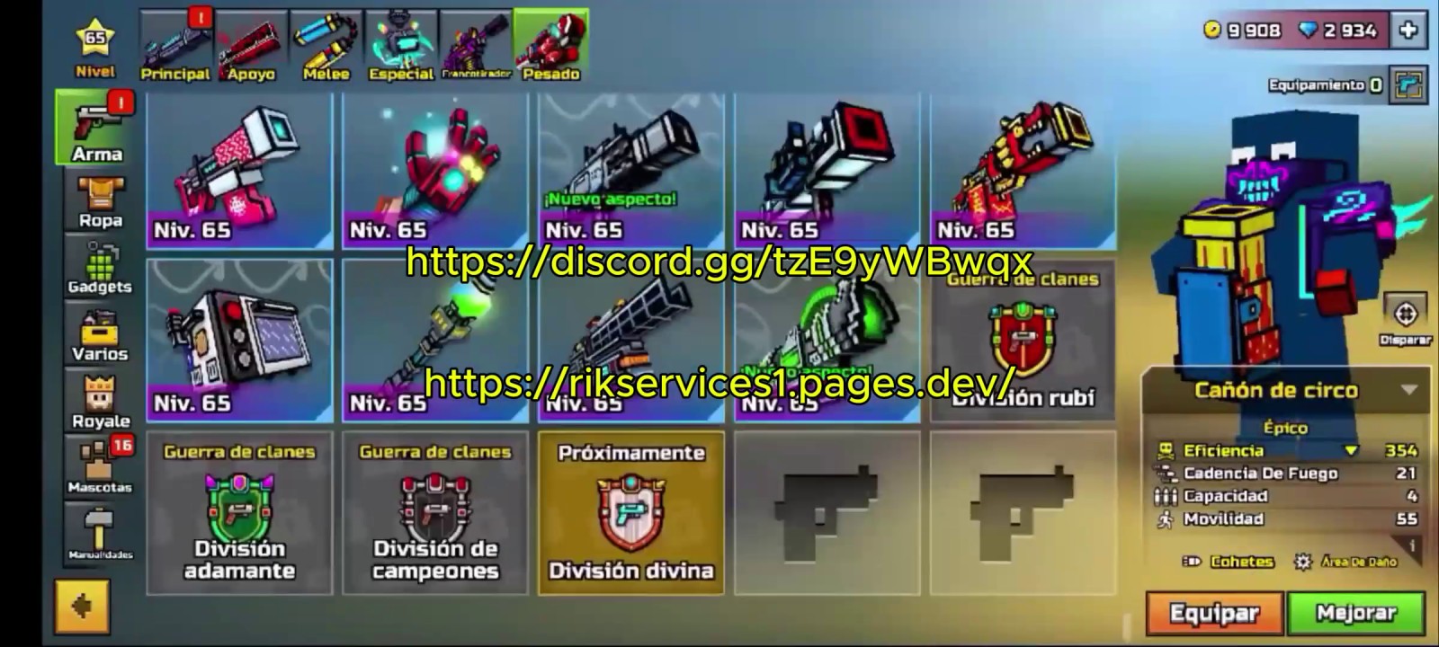 Pixel Gun 3D Mods Hack