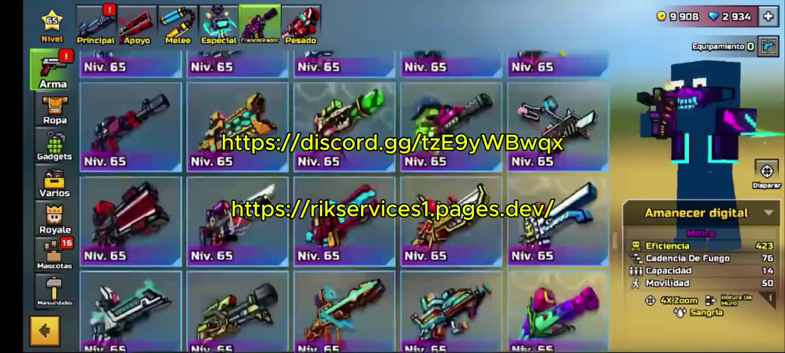 Pixel Gun 3D Cheat Vouch - Max Level Hack