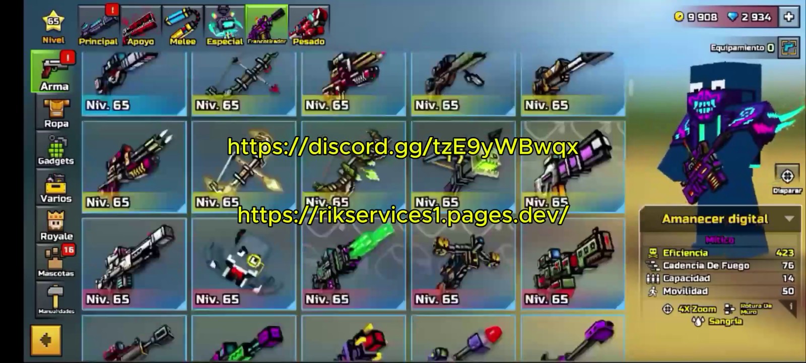 Pixel Gun 3D Mod Menu Vouch - Clan Features