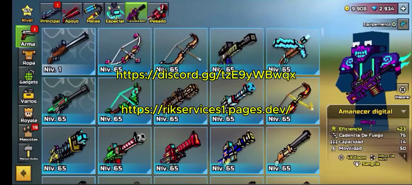 Pixel Gun 3D Mod Menu Vouch - Modded Wins