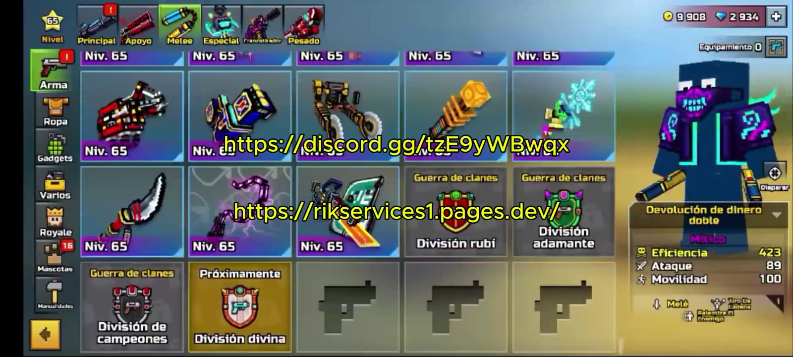 Pixel Gun 3D Cheat Vouch - Clan Rank Hack