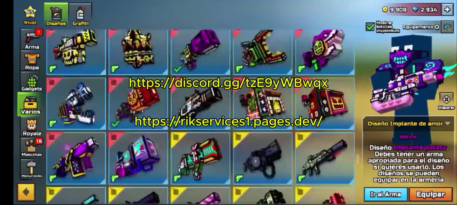 Pixel Gun 3D Pets Hack Mod