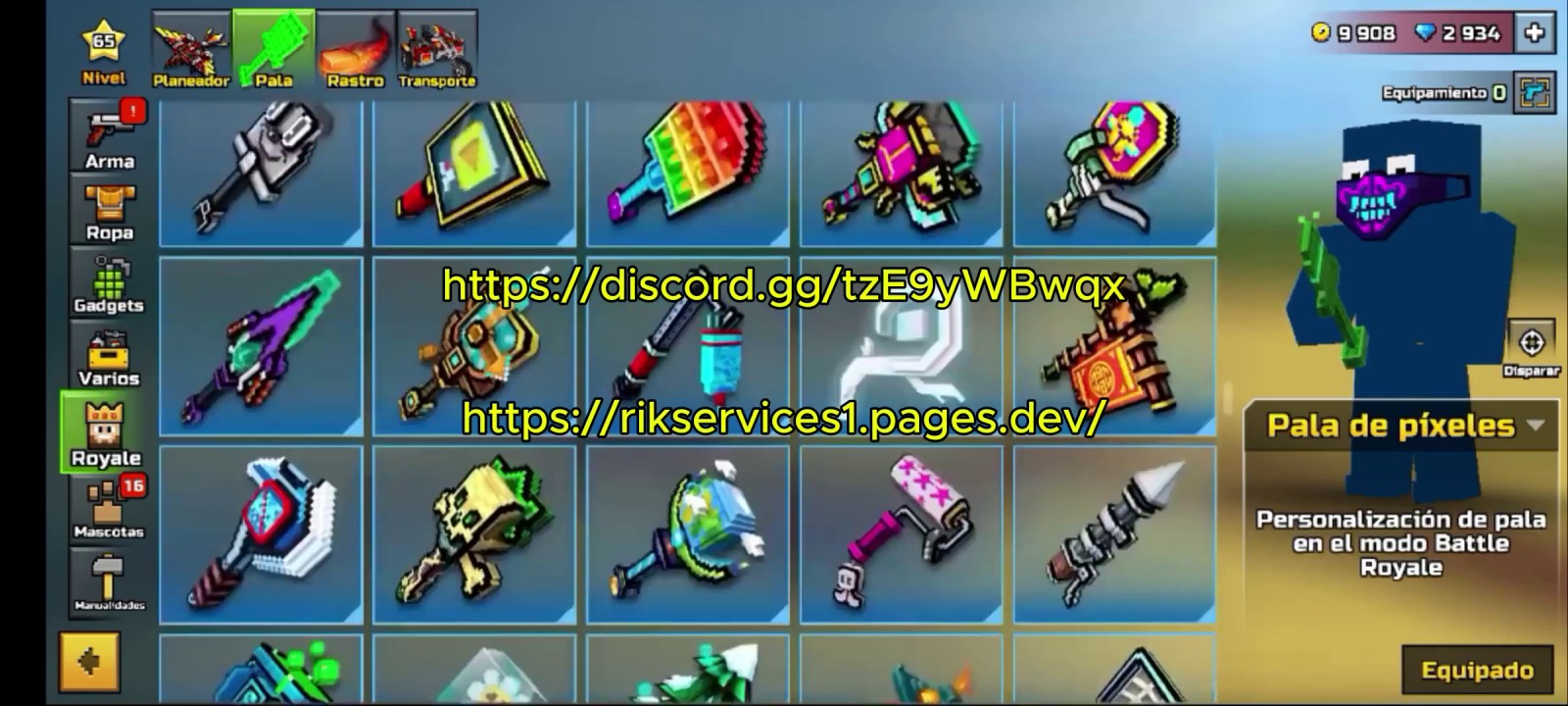 Pixel Gun 3D Lobby Hack & Mod