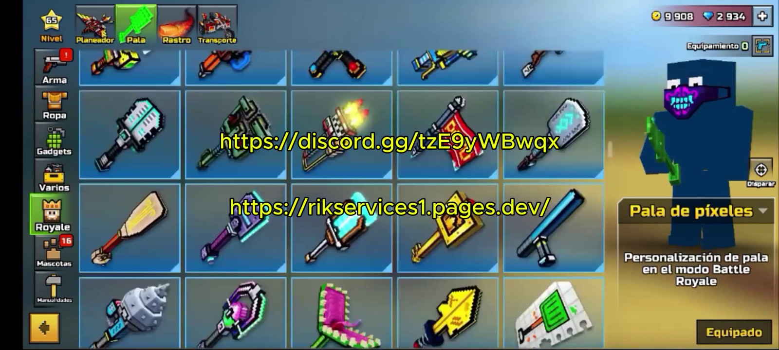 Pixel Gun 3D Mod Menu Settings Hack